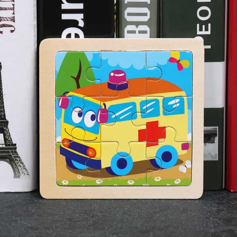 Puzzle Bois Pedagogique Bebe