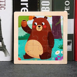 Puzzle Bois Pedagogique Bebe
