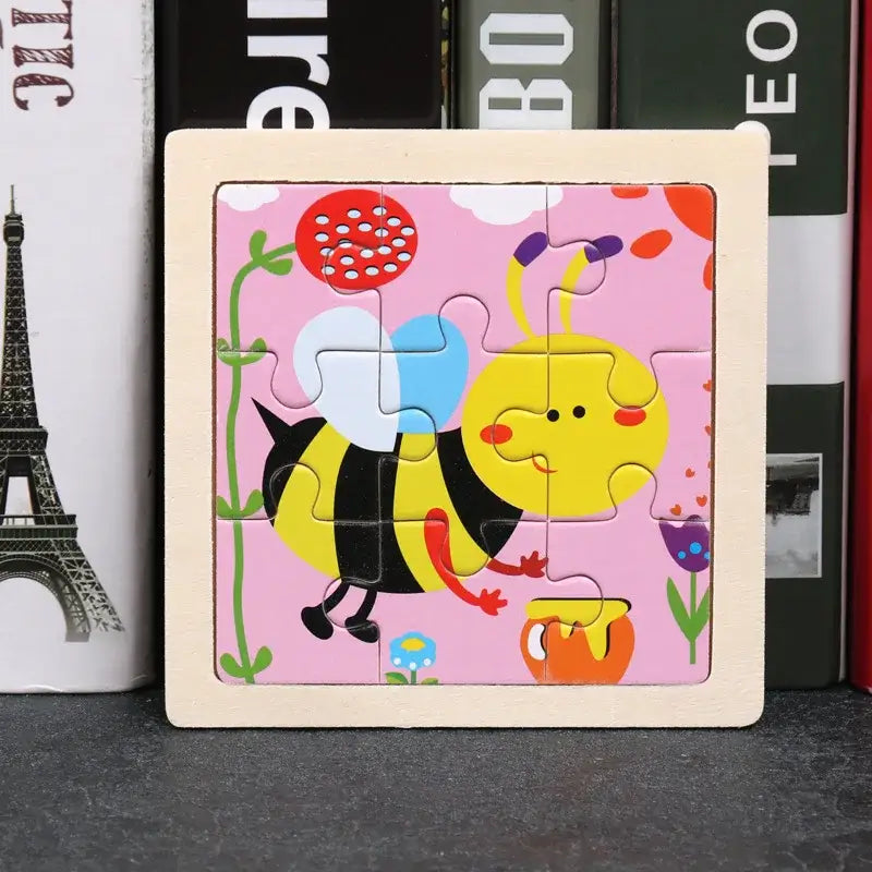 Puzzle Bois Pedagogique Bebe