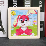 Puzzle Bois Pedagogique Bebe
