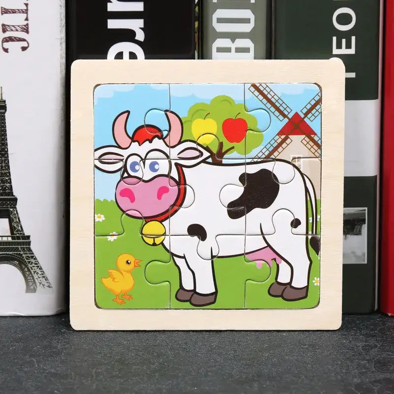 Puzzle Bois Pedagogique Bebe