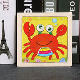 Puzzle Bois Pedagogique Bebe