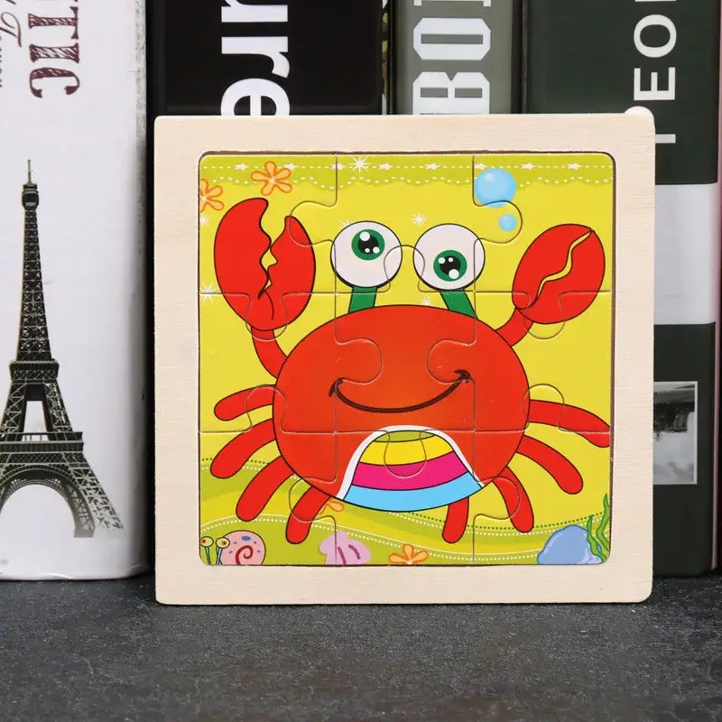 Puzzle Bois Pedagogique Bebe