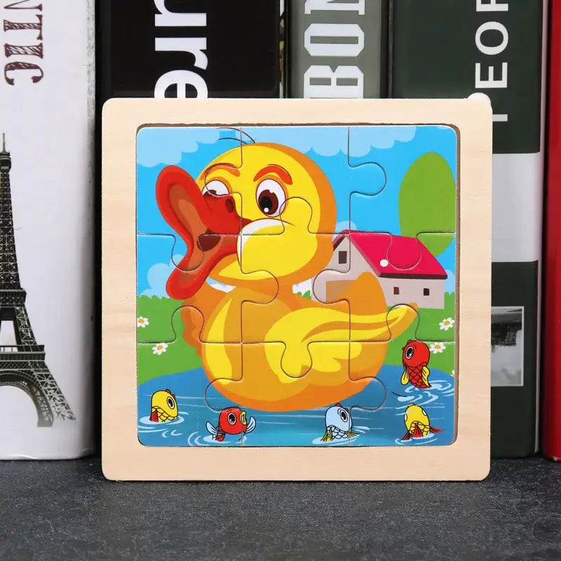 Puzzle Bois Pedagogique Bebe