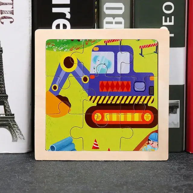 Puzzle Bois Pedagogique Bebe