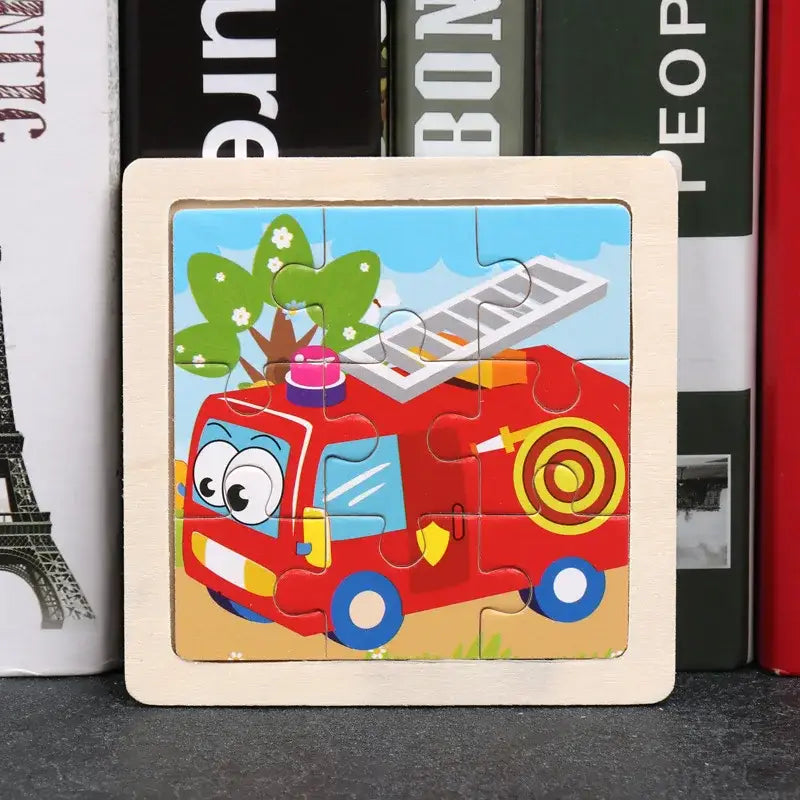 Puzzle Bois Pedagogique Bebe