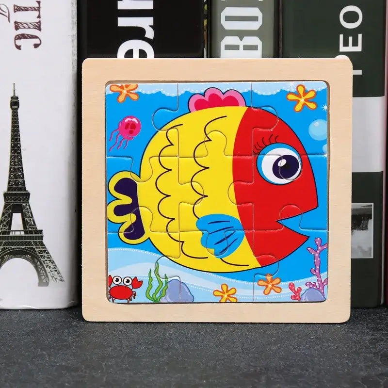 Puzzle Bois Pedagogique Bebe