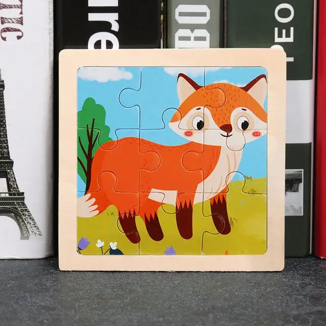 Puzzle Bois Pedagogique Bebe