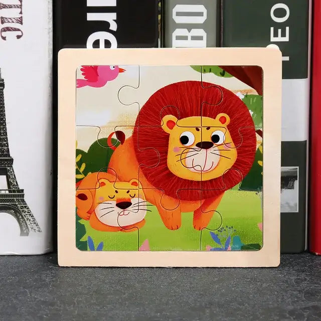 Puzzle Bois Pedagogique Bebe