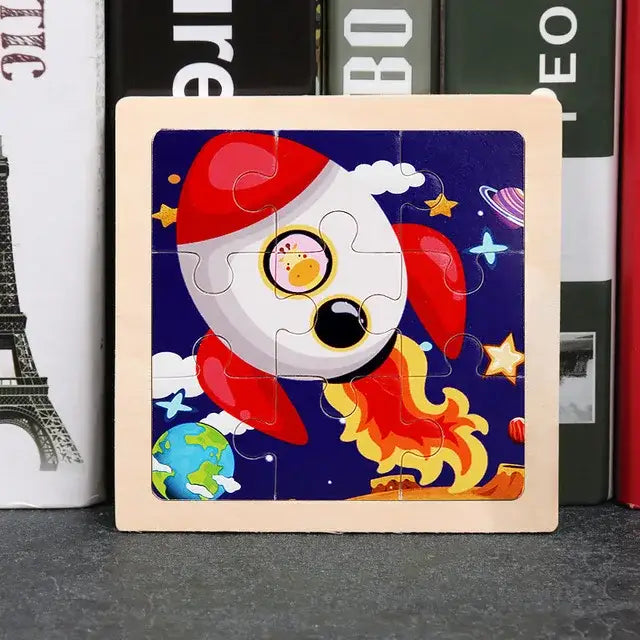 Puzzle Bois Pedagogique Bebe