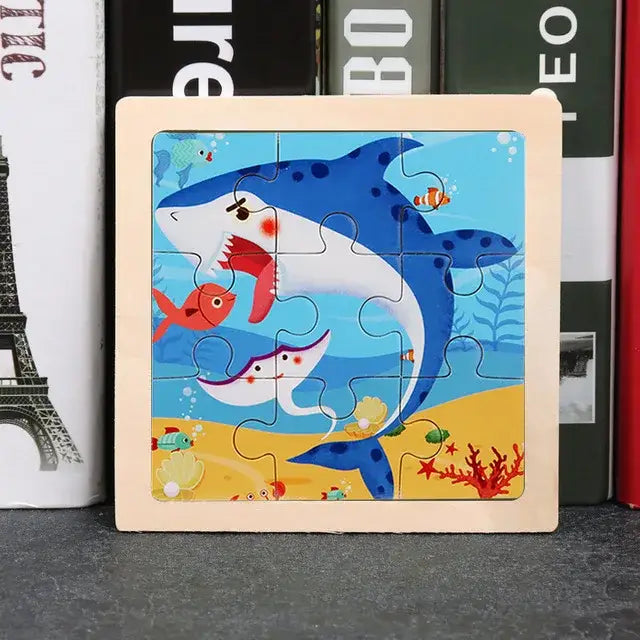 Puzzle Bois Pedagogique Bebe