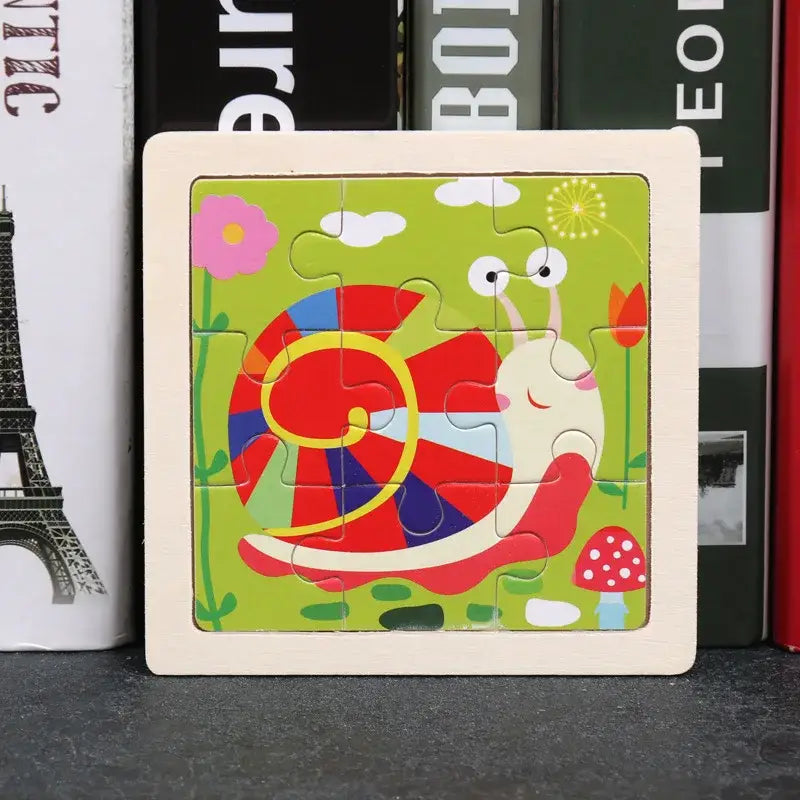 Puzzle Bois Pedagogique Bebe