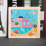 Puzzle Bois Pedagogique Bebe