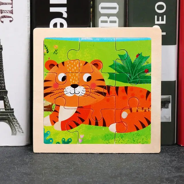 Puzzle Bois Pedagogique Bebe