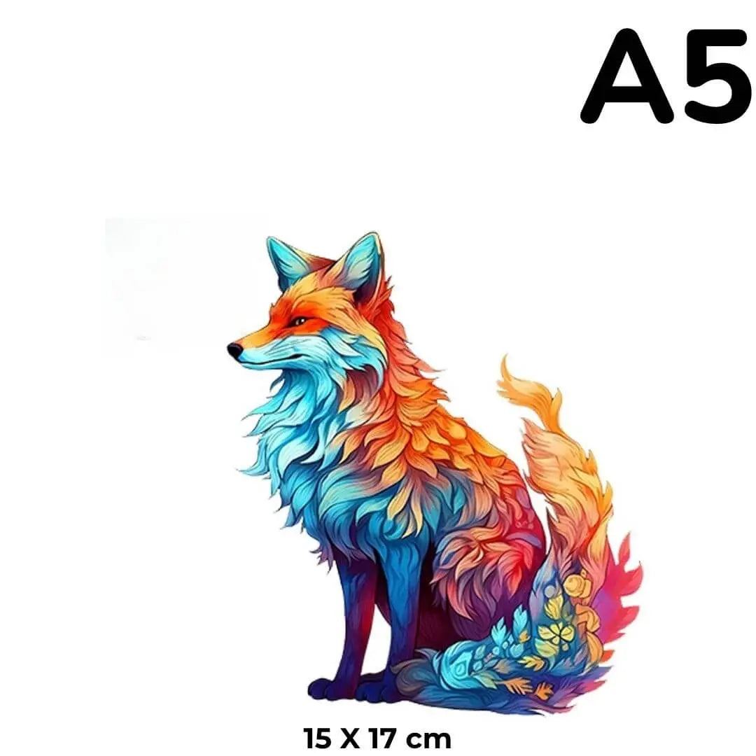 Puzzle Bois Renard Artistique – FoxArt