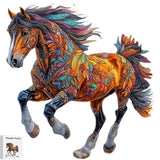 Puzzle Bois Cheval Majestueux