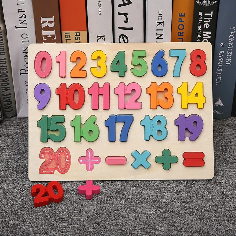 Puzzle BEBE | Édulobois chiffres & nombres