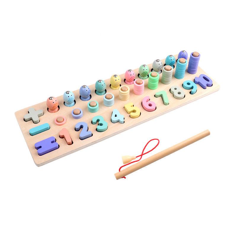 Puzzle éducatif en bois Montessori pour enfant