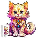 Puzzle en Bois Chat Bijou – GemCat