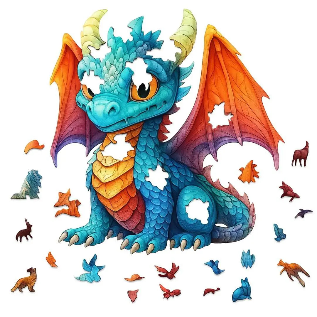 Puzzle en Bois Dragon Mystique – DragonS