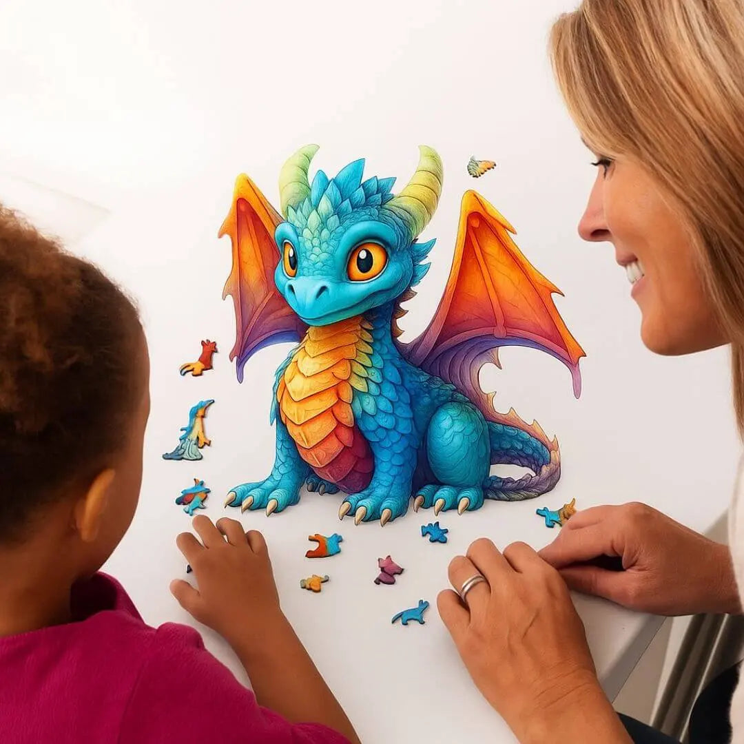 Puzzle en Bois Dragon Mystique – DragonS