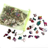 Puzzle en Bois Perroquet Coloré – BirdyBloom