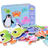 Puzzle en bois pour bébé 32 Pcs