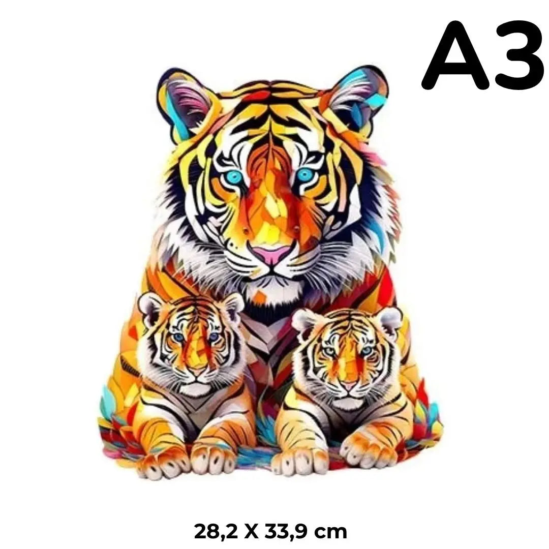 Puzzle en Bois Tigre – TigerRoar