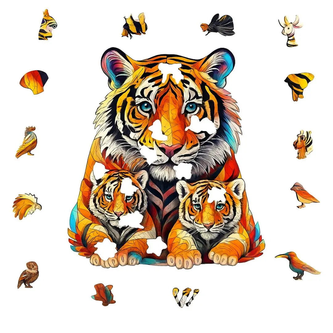 Puzzle en Bois Tigre – TigerRoar