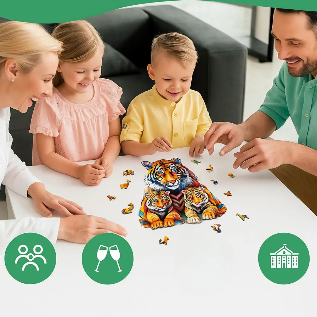 Puzzle en Bois Tigre – TigerRoar