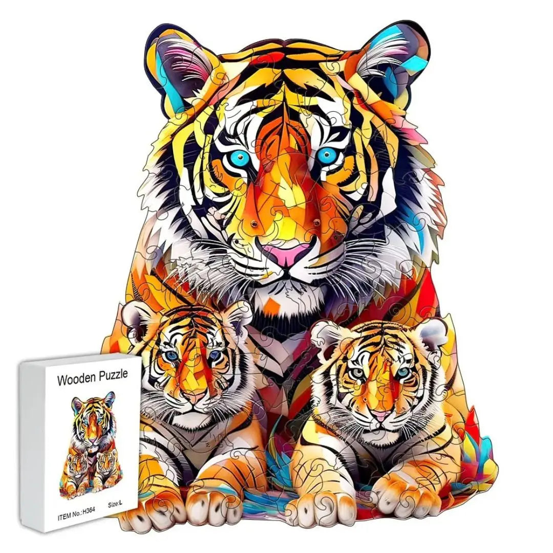 Puzzle en Bois Tigre – TigerRoar