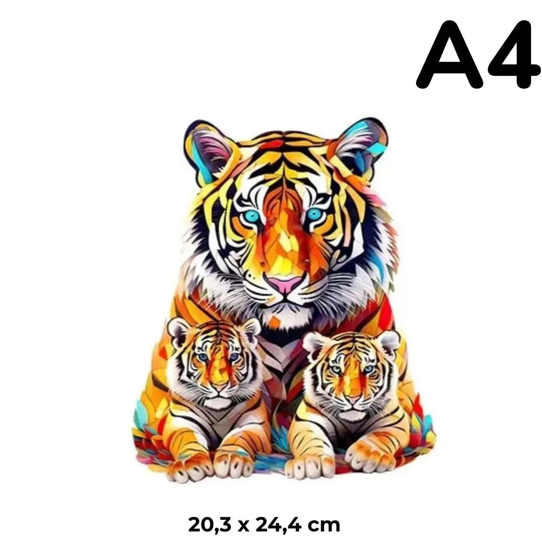 Puzzle en Bois Tigre – TigerRoar