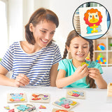 PUZZLE BEBE | Ludipuzzle Ensemble de 6 casse-têtes: les animaux