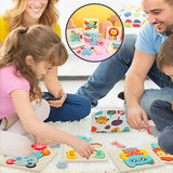 PUZZLE BEBE | Ludipuzzle Ensemble de 6 casse-têtes: les animaux