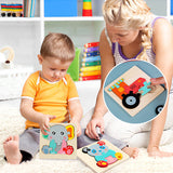 PUZZLE BEBE | Ludipuzzle Ensemble de 6 casse-têtes: les machines