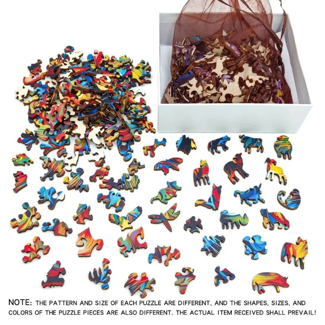Puzzle en Bois Le Chat Mystique – Mysticat