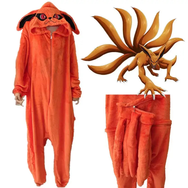 Pyjama Kyuubi en flannel Naruto