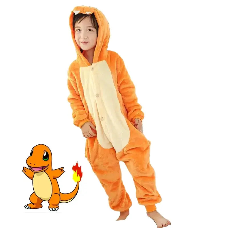 Pyjama Salamèche en flannel Pokémon