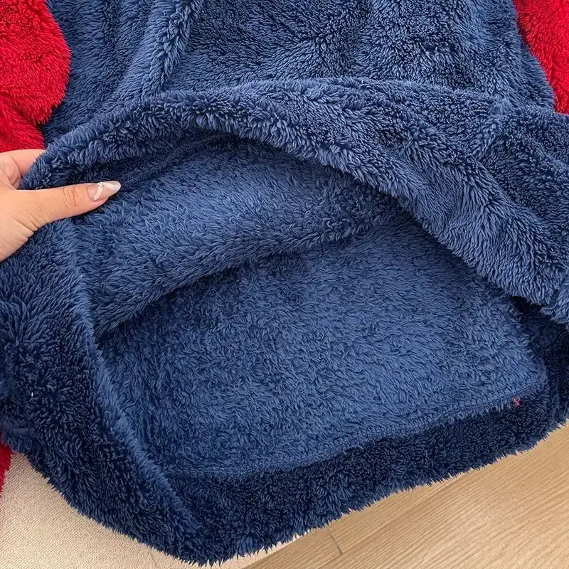 Pyjama velours Plombier Retro