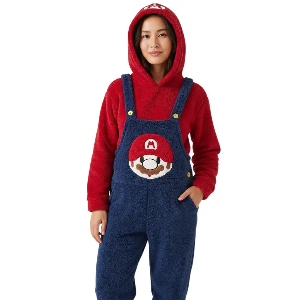 Pyjama velours Plombier Retro