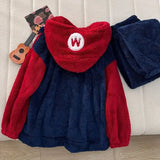 Pyjama velours Plombier Retro