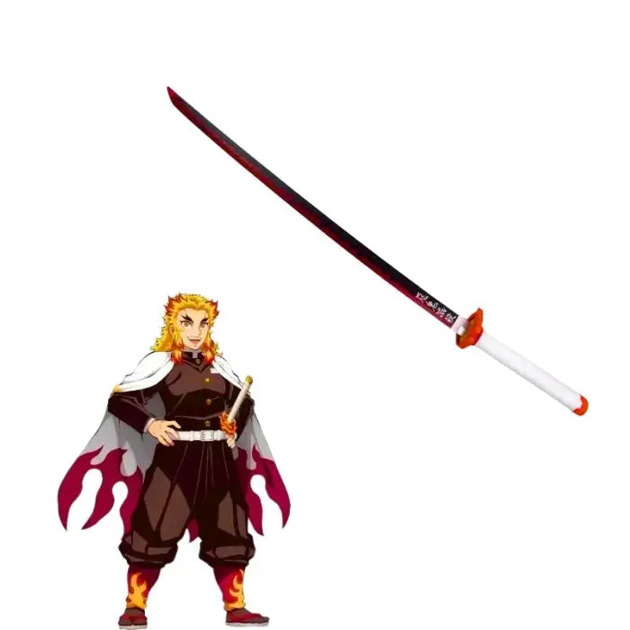 Réplique de Katana Nichirin Rengoku Kyojuro Demon Slayer