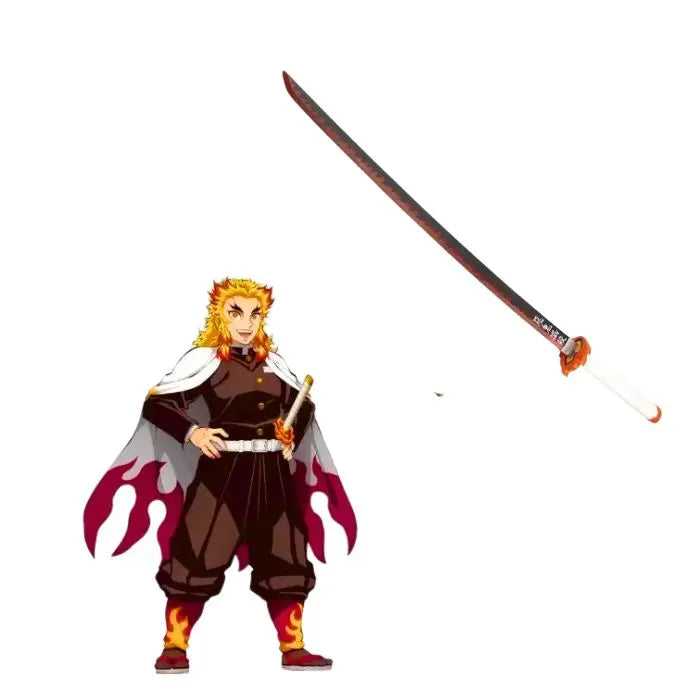 Réplique de Katana Nichirin Rengoku Kyojuro Demon Slayer