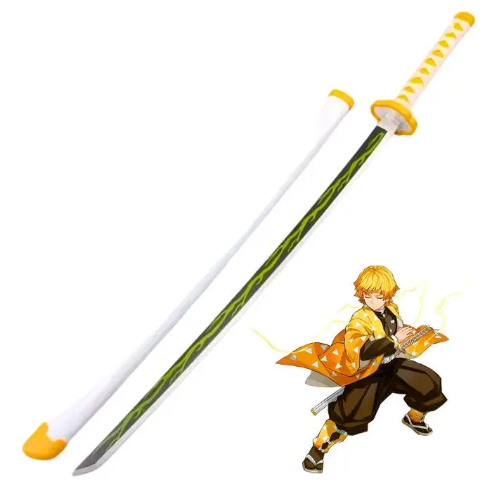 Réplique de Katana Nichirin Zenitsu Agatsuma Demon Slayer