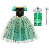 Robe Cosplay Reine des Glaces Anna