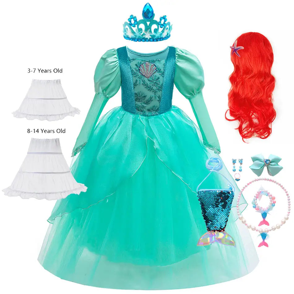 Robe costume Ariel enfant