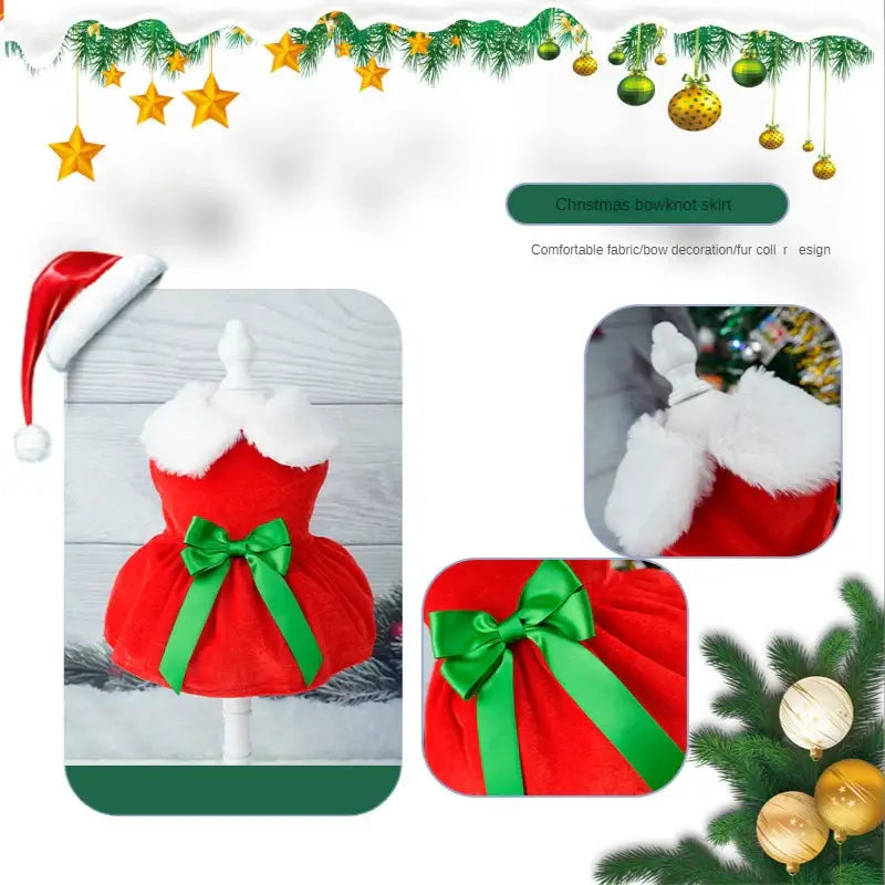 Robe de Noël pour chienne