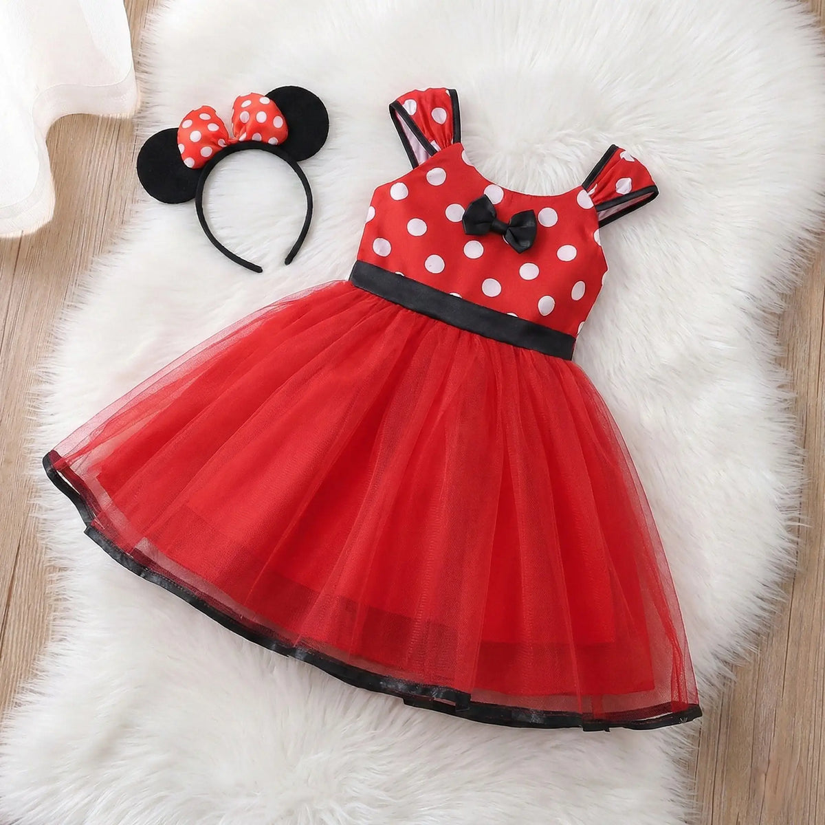 Robe fantaisie Minnie Mouse pour filles