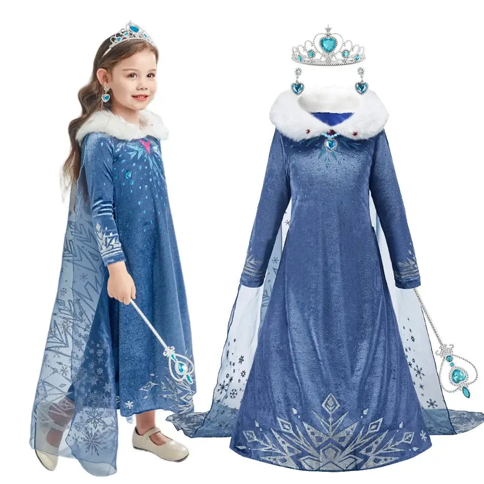 Robe Princesse Elsa Reine des neiges