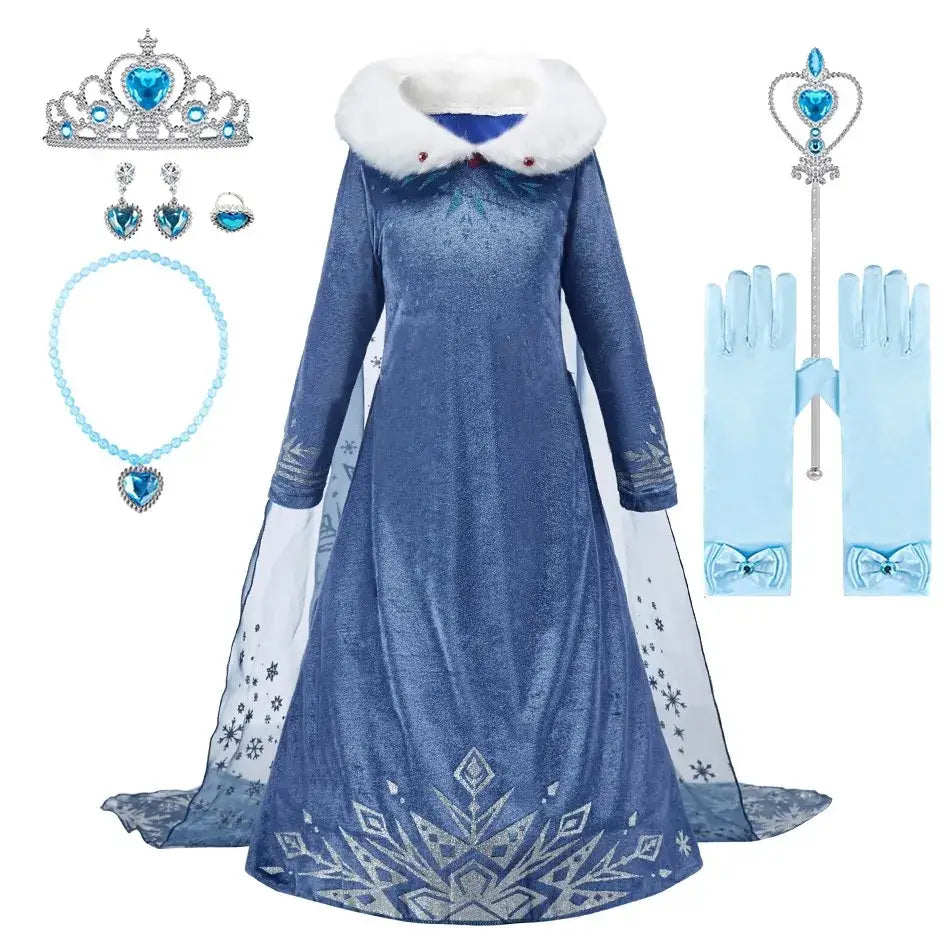 Robe Princesse Elsa Reine des neiges